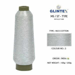 Aari Machine Embroidery Jari And Metallic Yarn - Glintex by Shree Ram Trading