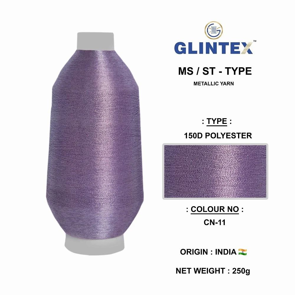 150D Neem Jari Yarn Color Purple-11  - Neem Jari Yarn  - High Quality Product Image