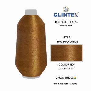 150D Neem Jari Yarn Color Gold-93  - Neem Jari Yarn 