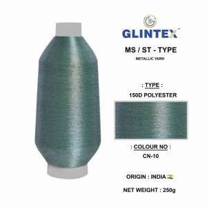 150D Neem Jari Yarn Color Green-10  - Neem Jari Yarn 