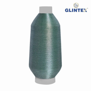 150D Neem Jari Yarn Color Green-10 - View 2  - Neem Jari Yarn 