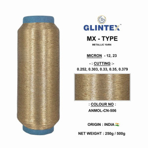 MX-Type Metallic Yarn Color Anmol-506  - MX-Type Metallic Yarn 