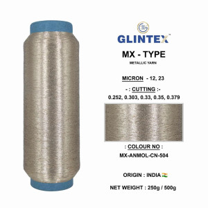 MX-Type Metallic Yarn Color Anmol-504  - MX-Type Metallic Yarn 