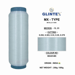 MX-Type Metallic Yarn Color Clear  - MX-Type Metallic Yarn 
