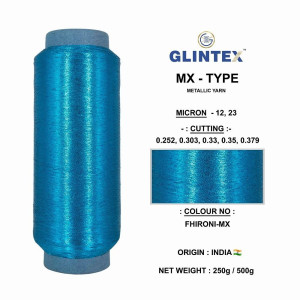 MX-Type Metallic Yarn Color Firozi  - MX-Type Metallic Yarn 