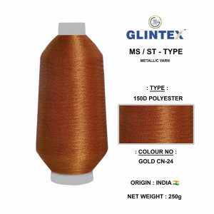 150D Neem Jari Yarn Color Gold-24  - Neem Jari Yarn 