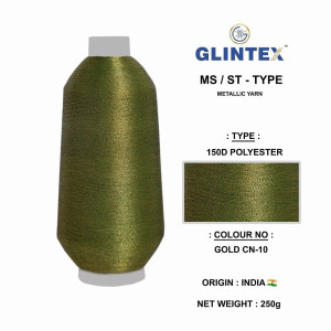 150D Neem Jari Yarn Color Gold-10  - Neem Jari Yarn 