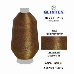 150D Neem Jari Yarn Color Gold-43  - Neem Jari Yarn 