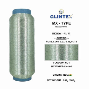 MX-Type Metallic Yarn Color Water-102  - MX-Type Metallic Yarn 