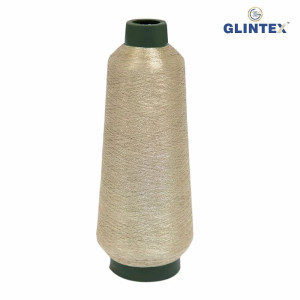 110D Nylon Jari Kasab / Metallic Yarn Color P111 (Y 125) - View 4  - Computer Embroidery Nylon Jari and Metallic Yarn 