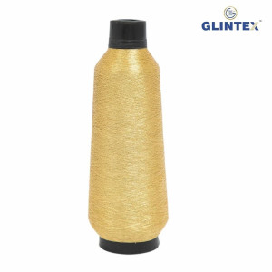 110D Nylon Jari Kasab / Metallic Yarn Color FL BCH (P 125) - View 2  - Computer Embroidery Nylon Jari and Metallic Yarn 