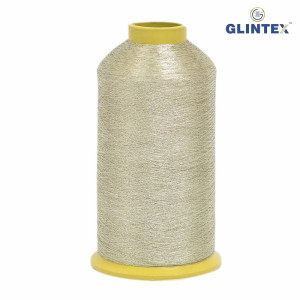 110D Nylon Jari Kasab / Metallic Yarn Color Water Gold 2945 (P) - View 2  - Computer Embroidery Nylon Jari and Metallic Yarn 