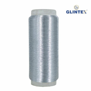 Chappat / Flat Jari and Metallic Yarn Color Silver - View 3  - Chappat Yarn 