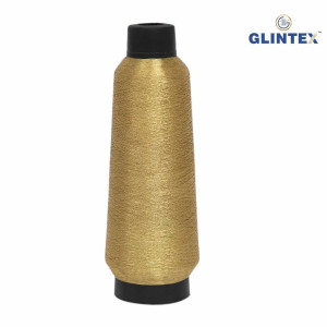 180D Polyester Metallic Yarn / Jari Kasab Color 51-L For Computer Embroidery Machines - View 3  - Computer Embroidery Polyester Jari and Metallic Yarn 