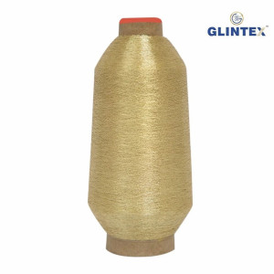 180D Polyester Metallic Yarn / Jari Kasab Color B-37 For Computer Embroidery Machines - View 2  - Computer Embroidery Polyester Jari and Metallic Yarn 
