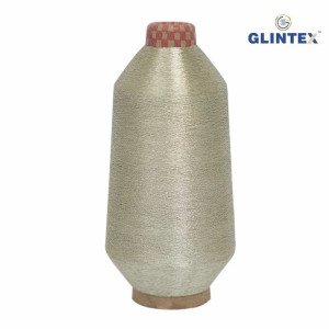 180D Polyester Metallic Yarn / Jari Kasab Color F Water For Computer Embroidery Machines - View 2  - Computer Embroidery Polyester Jari and Metallic Yarn 