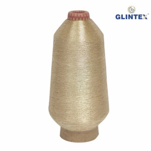 180D Polyester Metallic Yarn / Jari Kasab Color SD-BCH For Computer Embroidery Machines - View 2  - Computer Embroidery Polyester Jari and Metallic Yarn 
