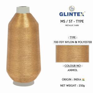 700 FDY Nylon and Polyester Anmol Yarn  - Weaving Jari Kasab And Metallic Yarn 