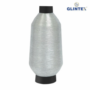 70D FDY Nylon and Polyester Color Silver Yarn - View 2  - Weaving Jari Kasab And Metallic Yarn 