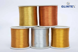 70D FDY Nylon and Polyester L Copper Yarn - View 3  - Weaving Jari Kasab And Metallic Yarn 