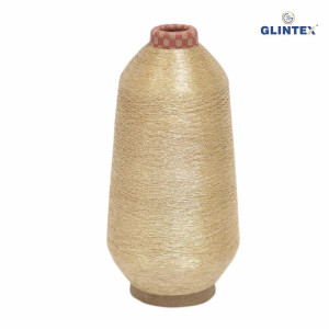 40/2 Cotton Metallic Yarn / Jari Kasab Color 20-L For Aari Embroidery Machines - View 3  - Aari Machine Embroidery Jari And Metallic Yarn 