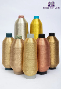 180D Polyester Metallic Yarn / Jari Kasab , Colour :- 2060 - View 7  - Embroidery Threads 