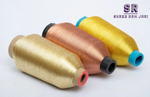 180D Polyester Metallic Yarn / Jari Kasab , Colour :- 2060 - View 3  - Embroidery Threads 