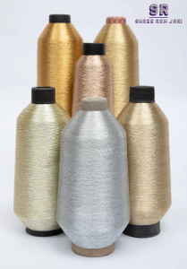 180D Polyester Metallic Yarn / Jari Kasab , Colour :- 2060 - View 5  - Embroidery Threads 